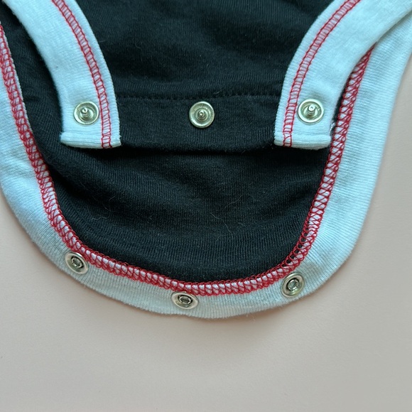 RAJUN CAJUNS of University of Louisiana at Lafayette logo onesie 0-3 months - Picture 5 of 13